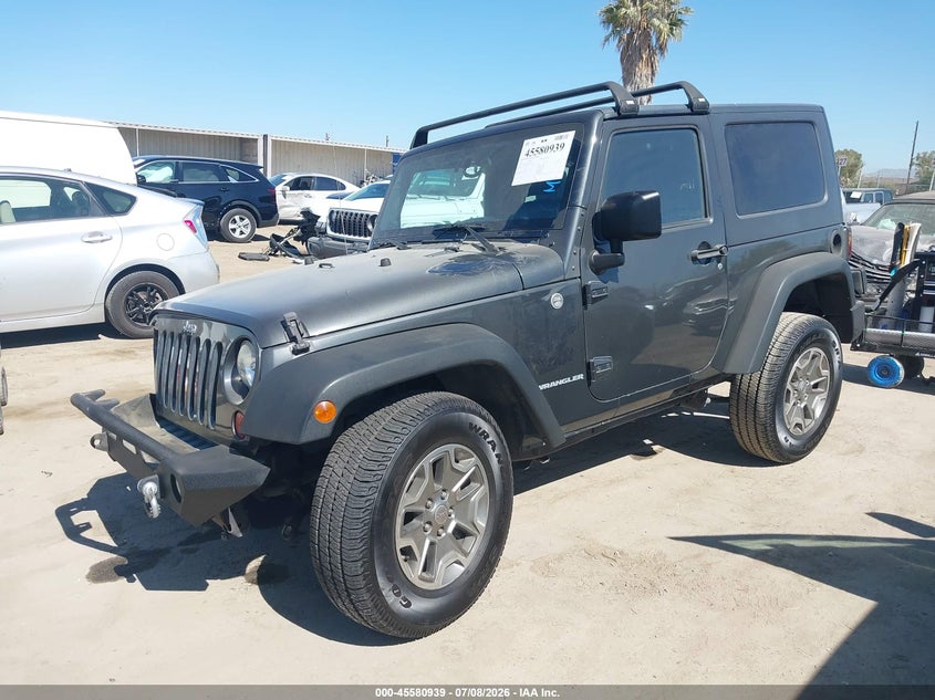 2010 Jeep Wrangler, Right Front, IAAI, VIN 1J4AA2D19AL127517 — photo 2