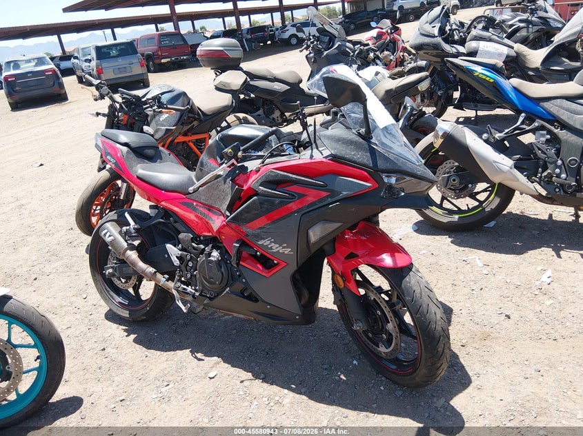 2025 Kawasaki Ex500 A/B VIN: ML5EXGJ16SDA55479 Lot: 45580943