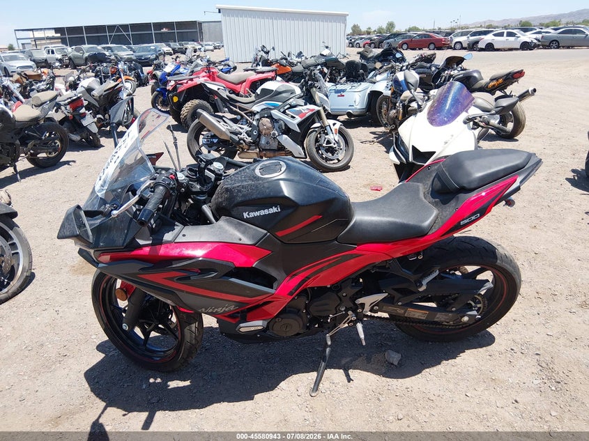 2025 Kawasaki Ex500 A/B VIN: ML5EXGJ16SDA55479 Lot: 45580943