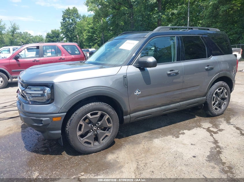 Vin: 3fmcr9c63mrb22165, lot: 46079389, ford bronco sport outer banks 20212