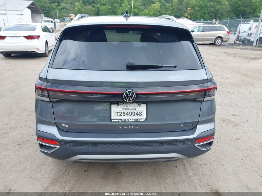 2025 Volkswagen Taos 1.5T Se VIN: 3VVVC7B20SM053383 Lot: 45581053