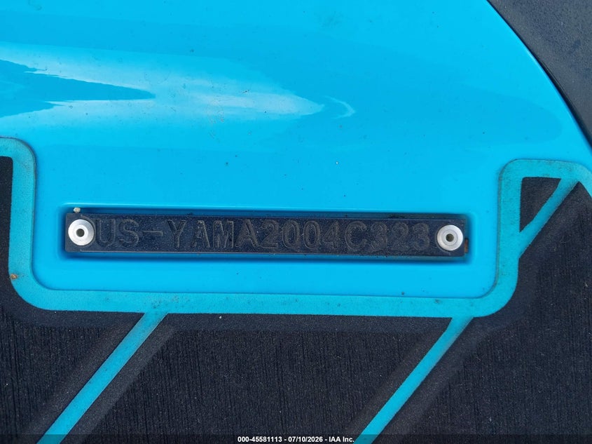 2023 Yamaha Fx Cruiser VIN: YAMA2004C323 Lot: 45581113