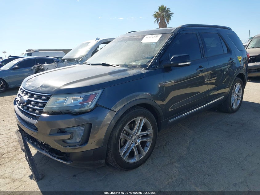 Vin: 1fm5k7d87hgb07053, lot: 46079528, ford explorer xlt 20172