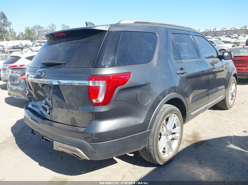 Vin: 1fm5k7d87hgb07053, lot: 46079528, ford explorer xlt 20174