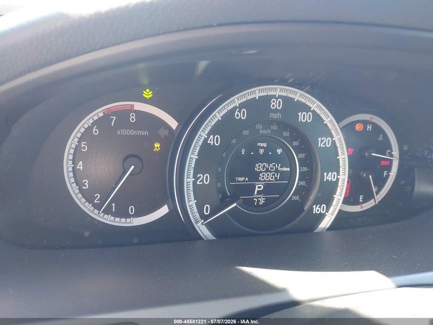 2016 HONDA ACCORD auction photo 7