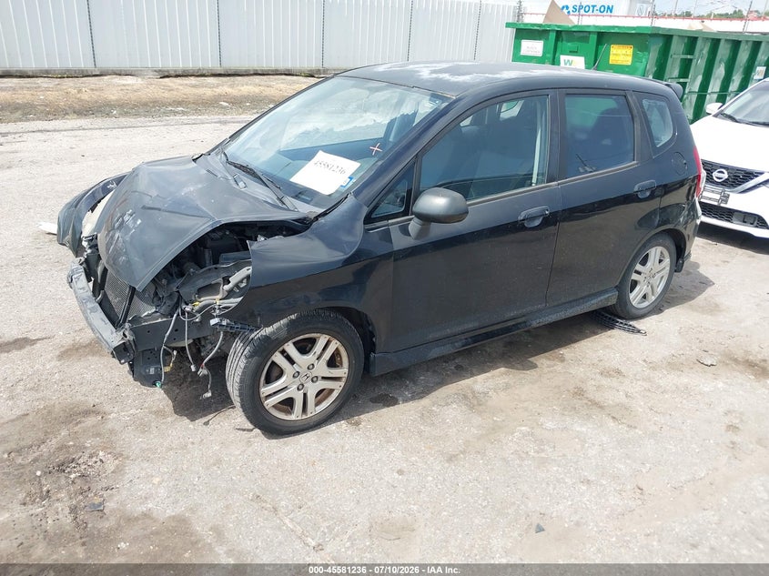 2008 HONDA FIT auction photo 2