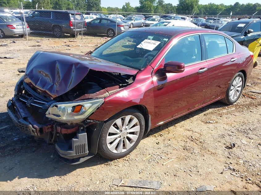 2015 Honda Accord, Front End, IAAI, VIN 1HGCR3F84FA025490 — photo 2
