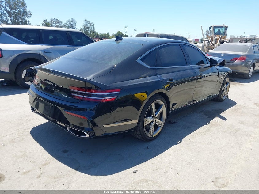 Vin: kmtgg4sd0tu305725, lot: 46079620, genesis g80 3.5t sport prestige awd 20264