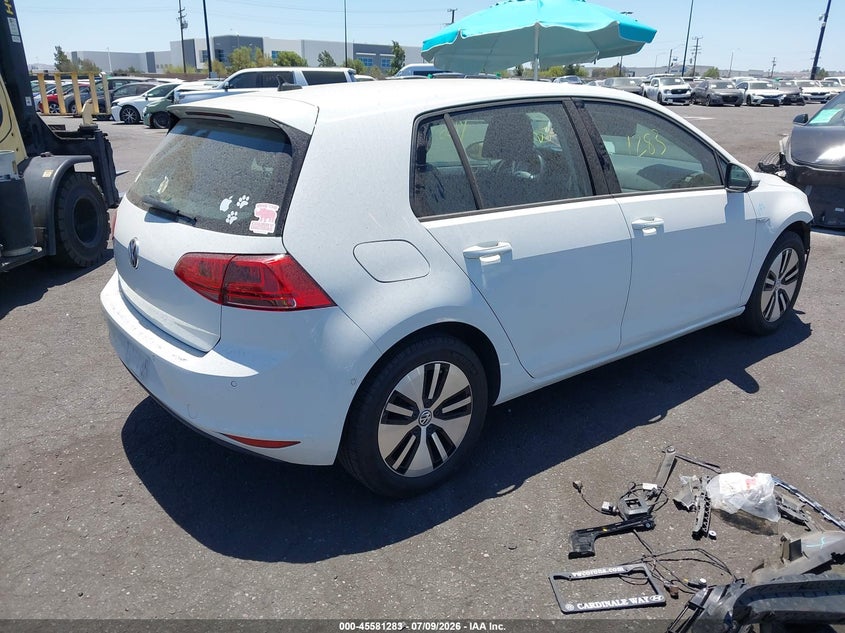 2016 Volkswagen E-Golf Sel Premium VIN: WVWPP7AU7GW911597 Lot: 45581283