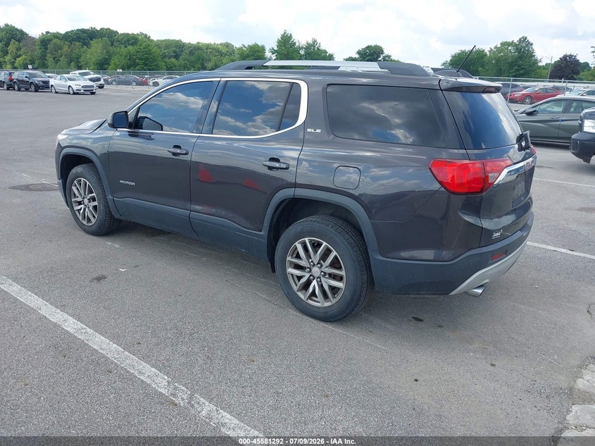 Vin: 1gkknlls1jz186514, lot: 46079646, gmc acadia sle-2 20183