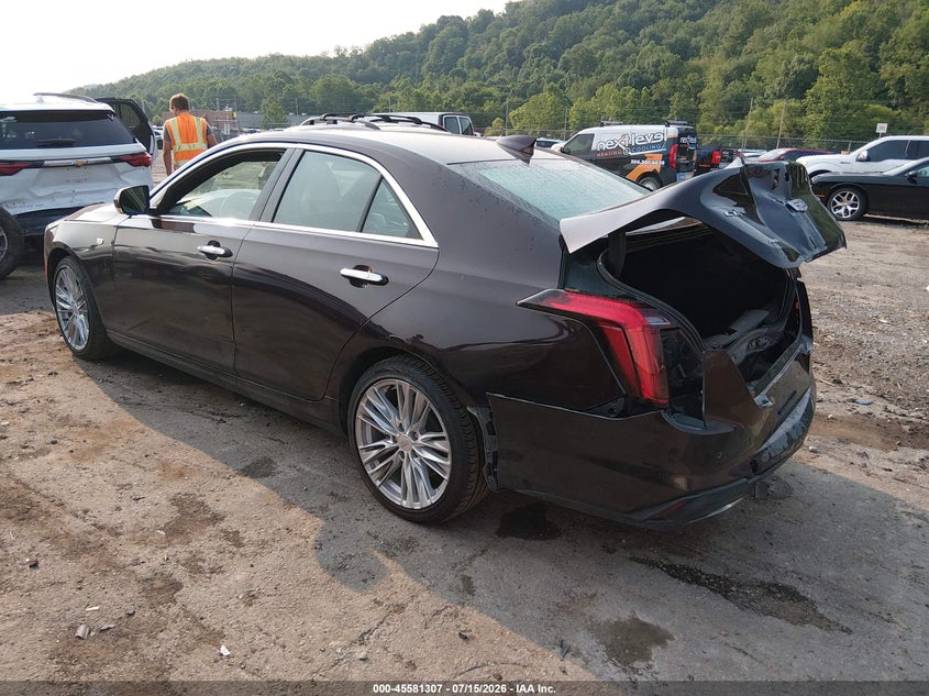 Vin: 1g6df5rk1l0140826, lot: 46079660, cadillac ct4 premium luxury 20203