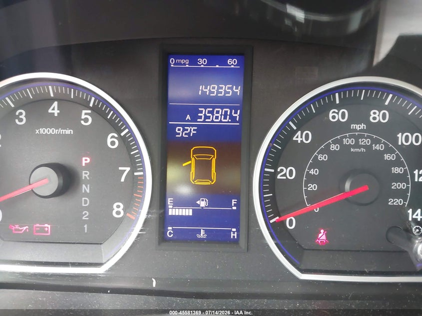 2011 HONDA CR-V auction photo 7