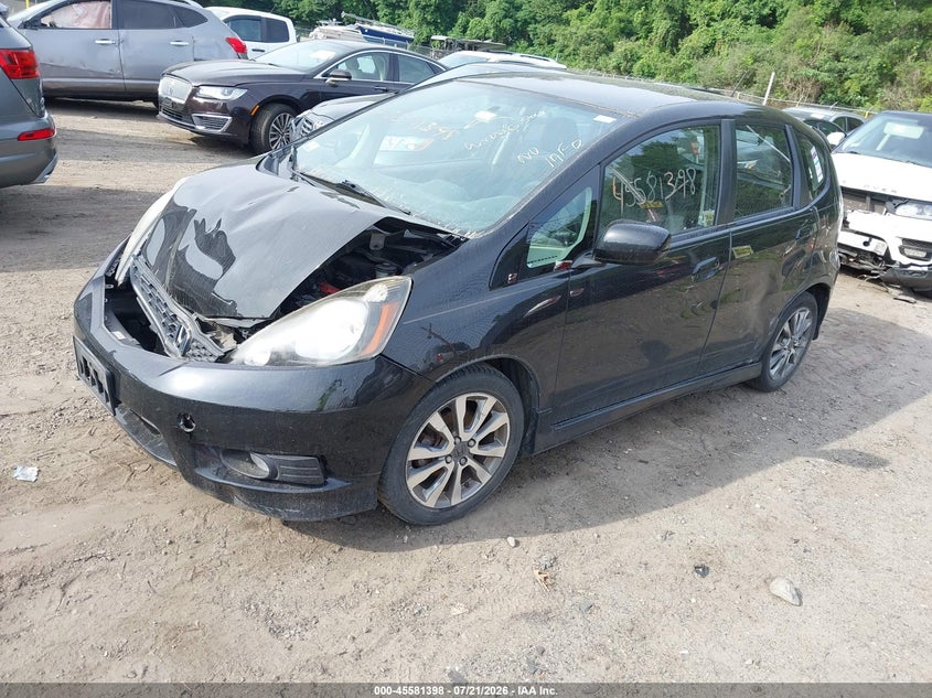 2012 Honda Fit, Front End, IAAI, VIN JHMGE8H59CC019310 — photo 2