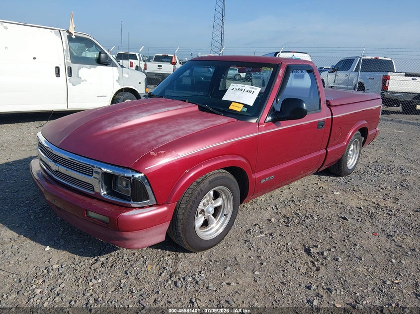 1996 Chevrolet S Truck S10, Удар ззаду, IAAI, VIN 1GCCS1449T8119195 — фото 2