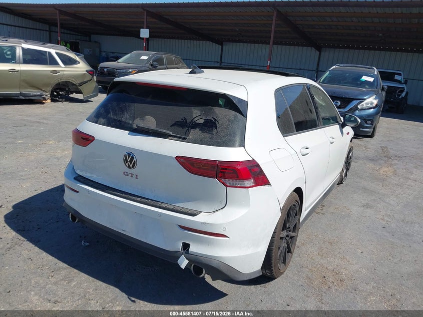 Vin: wvw3a7cd1pw184146, lot: 46079760, volkswagen golf gti 2.0t se 20234