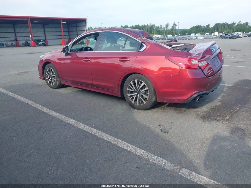 Vin: 4s3bnah6xj3018563, lot: 46079823, subaru legacy 2.5i premium 20183