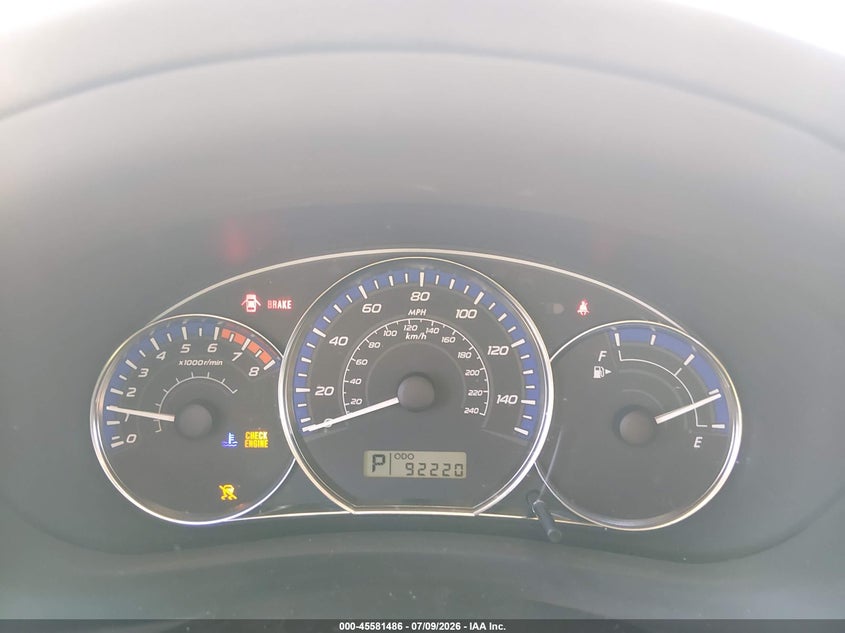 2010 SUBARU FORESTER auction photo 7