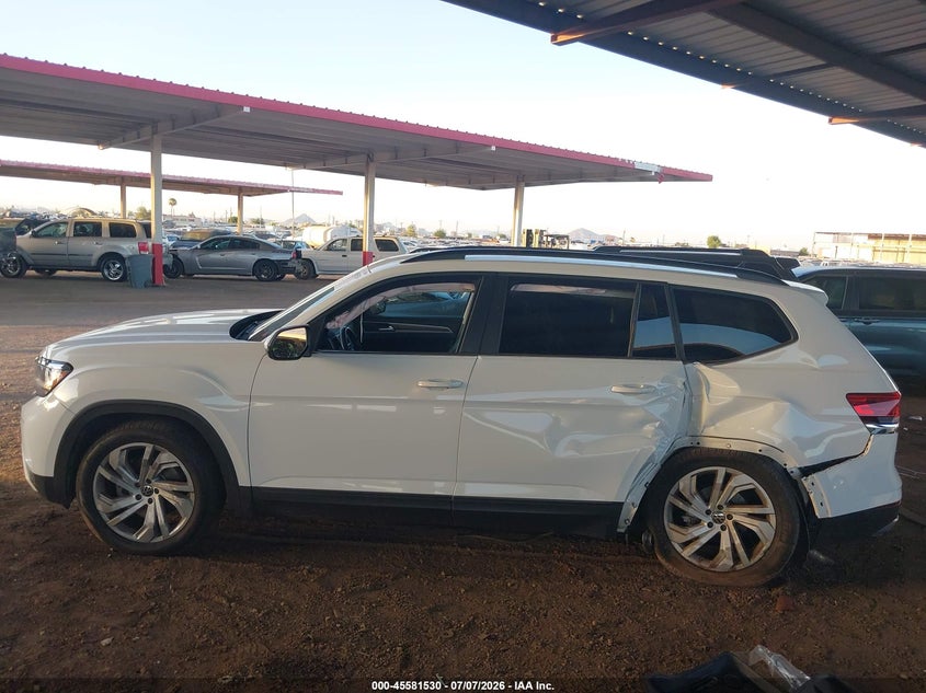 2021 Volkswagen Atlas 3.6L V6 Se W/Technology VIN: 1V2WR2CA8MC521910 Lot: 45581530
