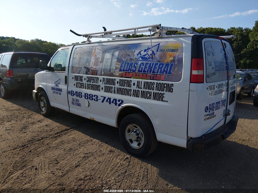 Vin: 1gcwgfca7b1164002, lot: 46079922, chevrolet express 2500 work van 20113