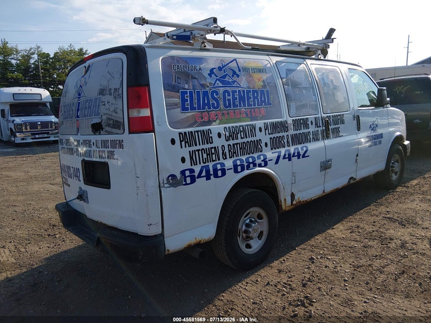 Vin: 1gcwgfca7b1164002, lot: 46079922, chevrolet express 2500 work van 20114