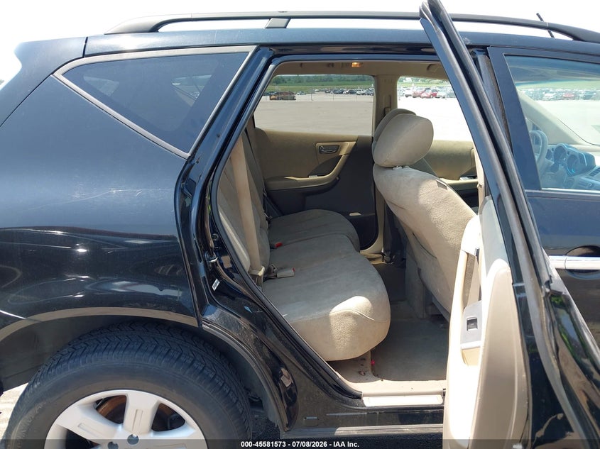 2007 Nissan Murano S VIN: JN8AZ08W57W626951 Lot: 45581573
