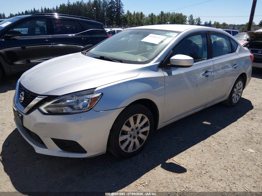 3N1AB7AP1KY253312 2019 Nissan Sentra S photo 1