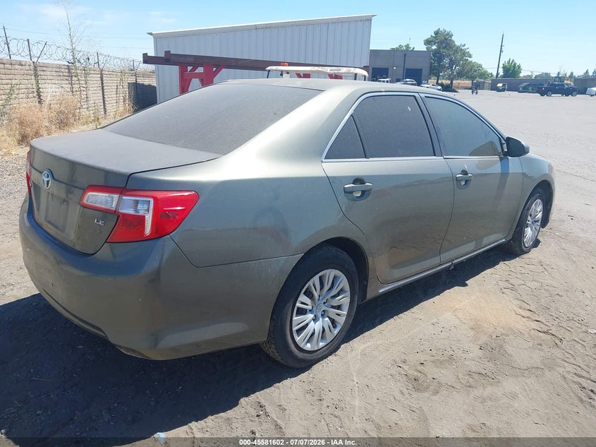 2013 TOYOTA CAMRY auction photo 4