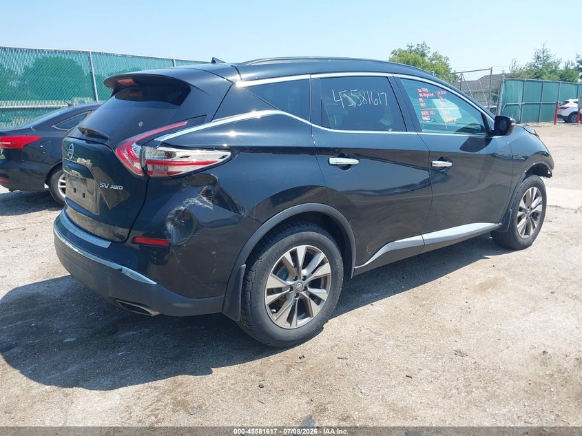 2015 NISSAN MURANO auction photo 4