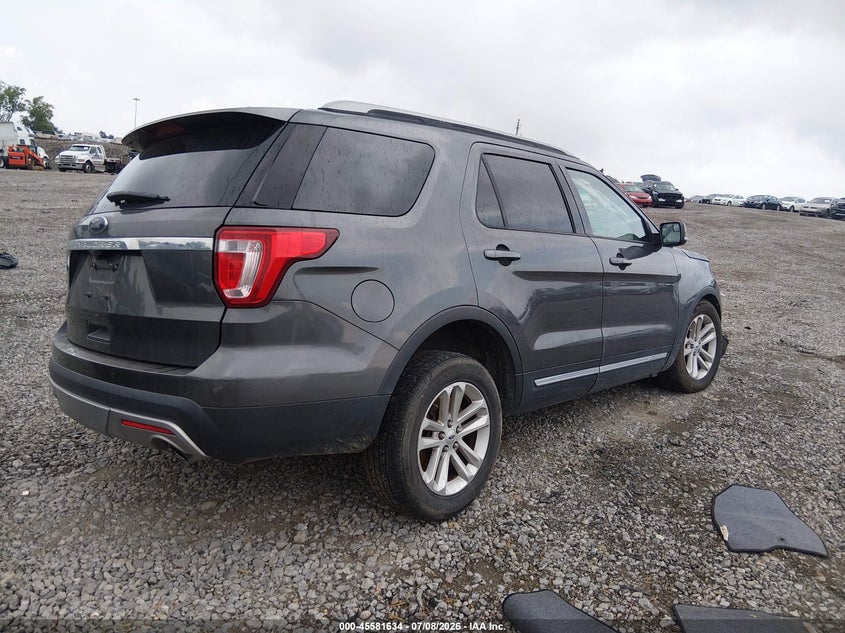 Vin: 1fm5k7d86hga66561, lot: 46079987, ford explorer xlt 20174