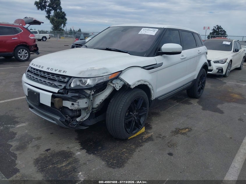 Vin: salvn2bg0dh730018, lot: 46080012, land rover range rover evoque pure 20132