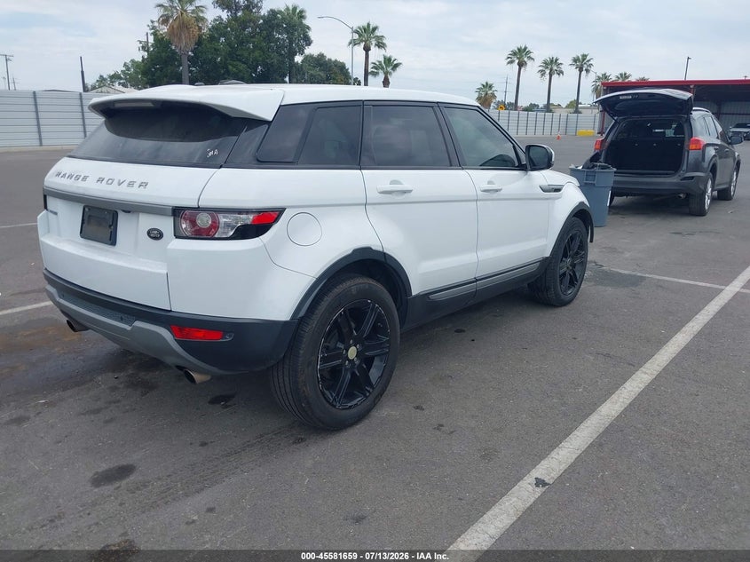 Vin: salvn2bg0dh730018, lot: 46080012, land rover range rover evoque pure 20134