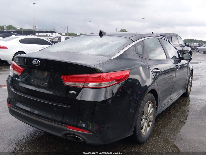 Vin: 5xxgt4l16gg046085, lot: 46080028, kia optima lx turbo 20164