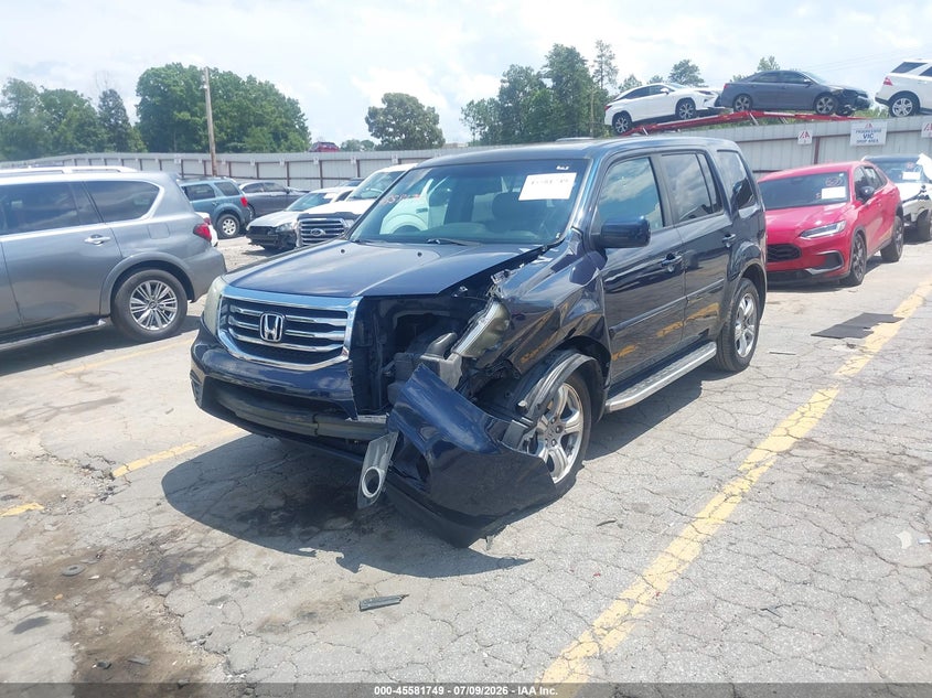 2012 HONDA PILOT auction photo 2
