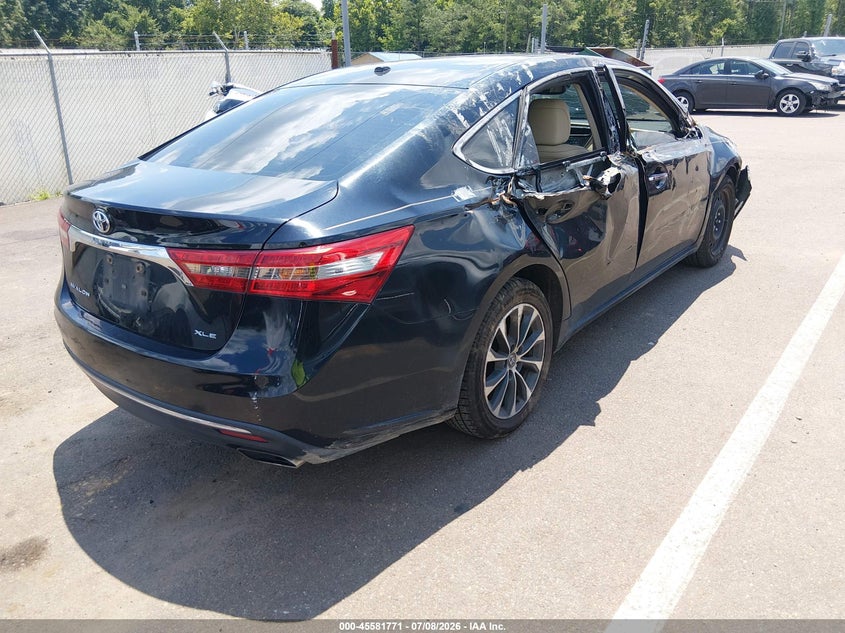 Vin: 4t1bk1eb4hu261392, lot: 46080124, toyota avalon xle premium 20174