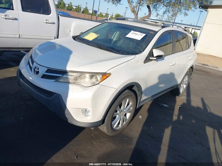 2013 Toyota RAV 4, Rear, IAAI, VIN 2T3YFREV3DW031643 — photo 2
