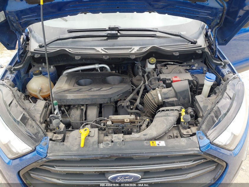 2021 Ford Ecosport S VIN: MAJ6S3FLXMC398531 Lot: 45581826