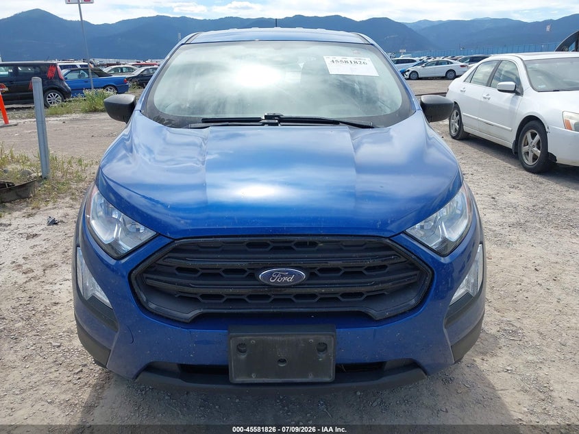 2021 Ford Ecosport S VIN: MAJ6S3FLXMC398531 Lot: 45581826