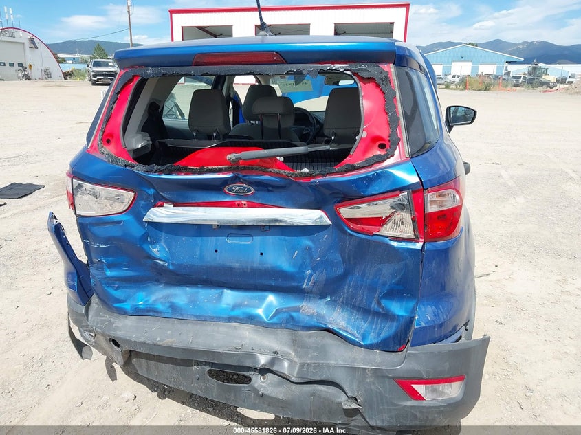 2021 Ford Ecosport S VIN: MAJ6S3FLXMC398531 Lot: 45581826