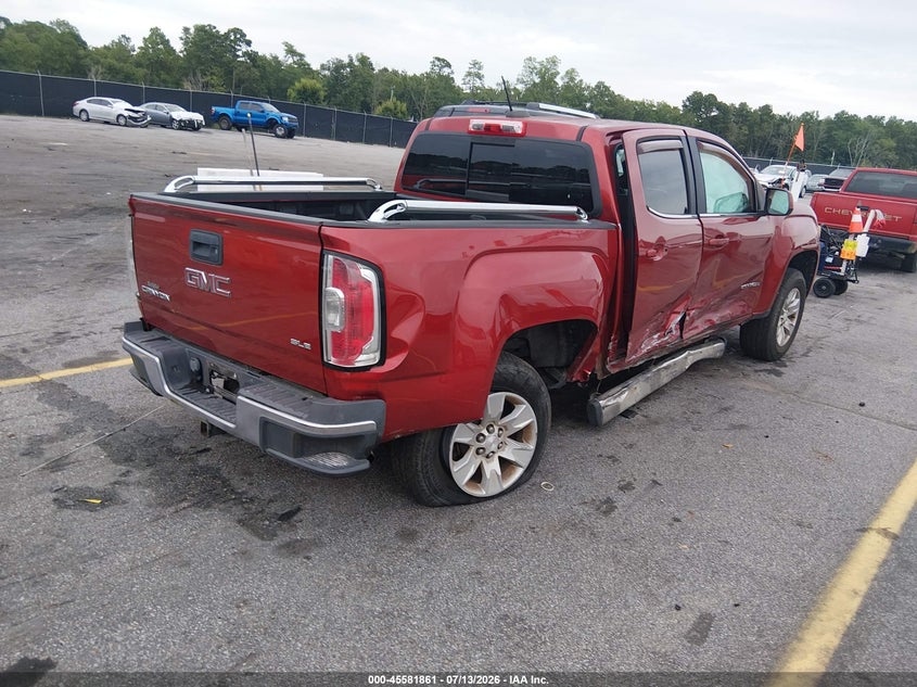 Vin: 1gtg5be30f1248699, lot: 46080213, gmc canyon 2wd sle 20154