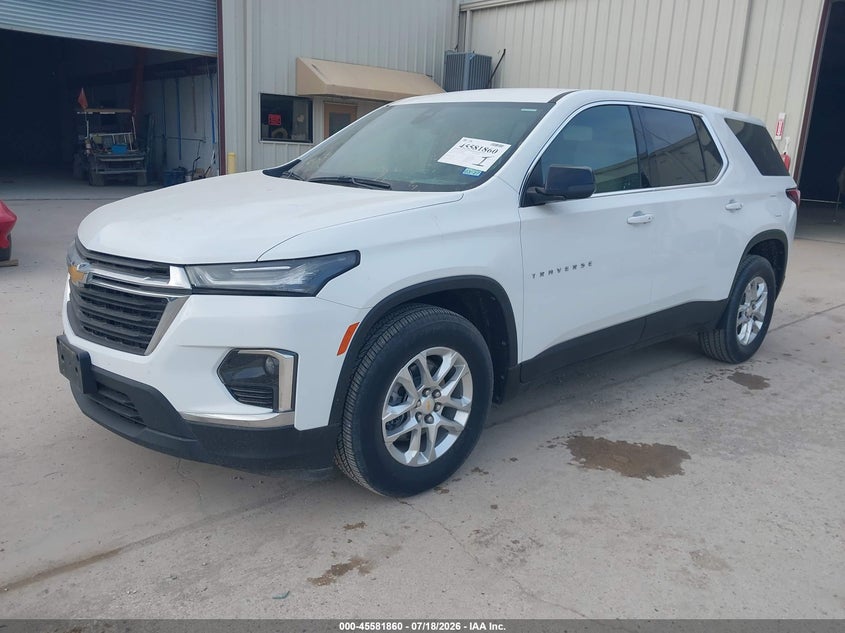 2022 CHEVROLET TRAVERSE auction photo 2