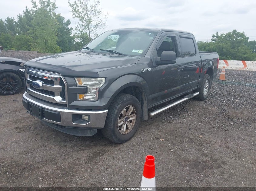 2016 Ford F-150, Правый бок, IAAI, VIN 1FTEW1E88GFA56512 — фото 2
