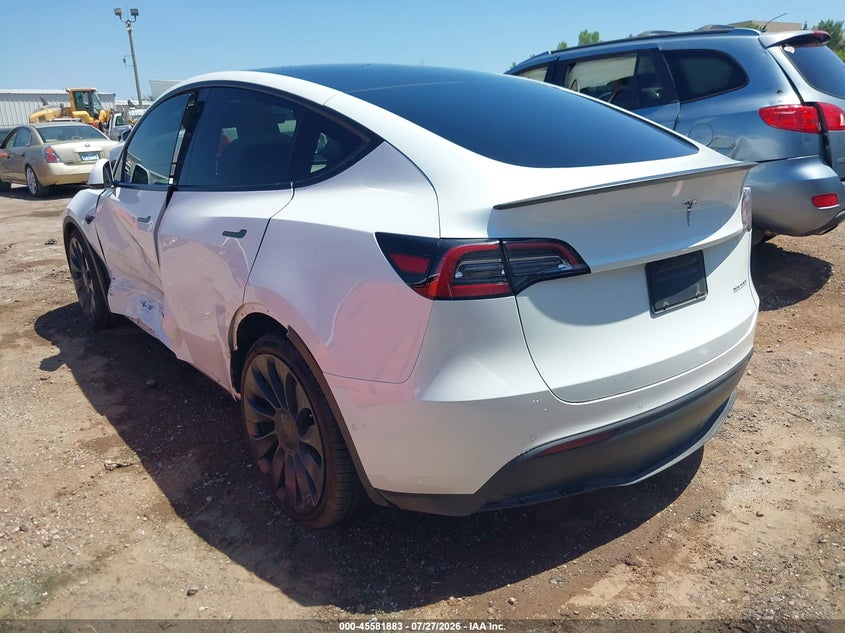 Vin: 5yjygdef0mf252292, lot: 46080236, tesla model y performance dual motor all-wheel drive 20213