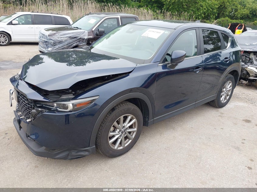 2022 Mazda CX-5, Удар спереди, IAAI, VIN JM3KFBBMXN1592079 — фото 2