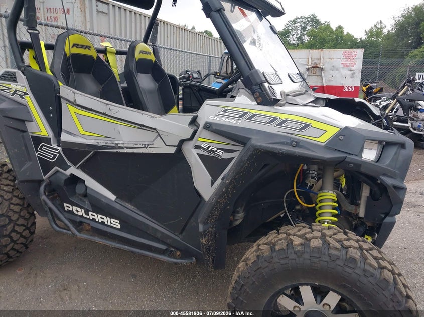 2018 Polaris Rzr S 900 Eps VIN: 3NSVBE870JH467505 Lot: 45581936