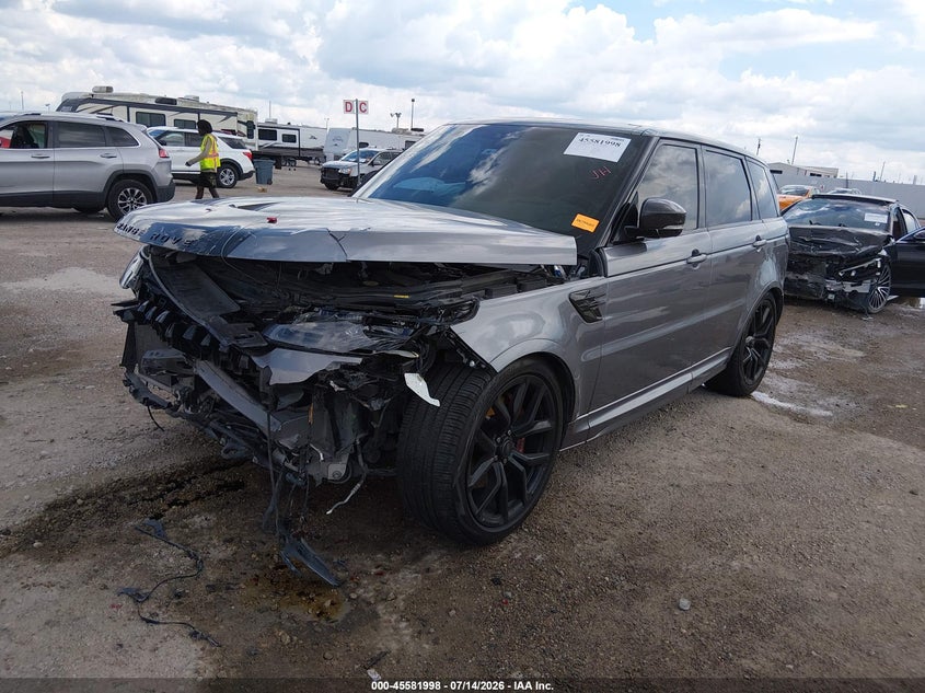 Vin: salwz2re2na799025, lot: 46080351, land rover range rover sport svr/svr carbon edition 20222