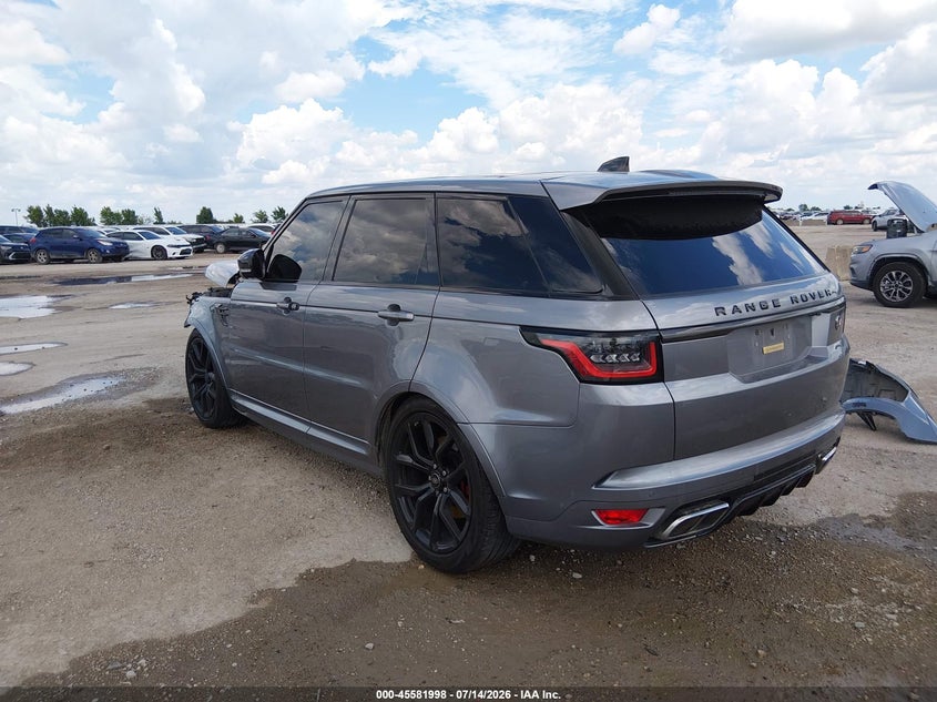 Vin: salwz2re2na799025, lot: 46080351, land rover range rover sport svr/svr carbon edition 20223
