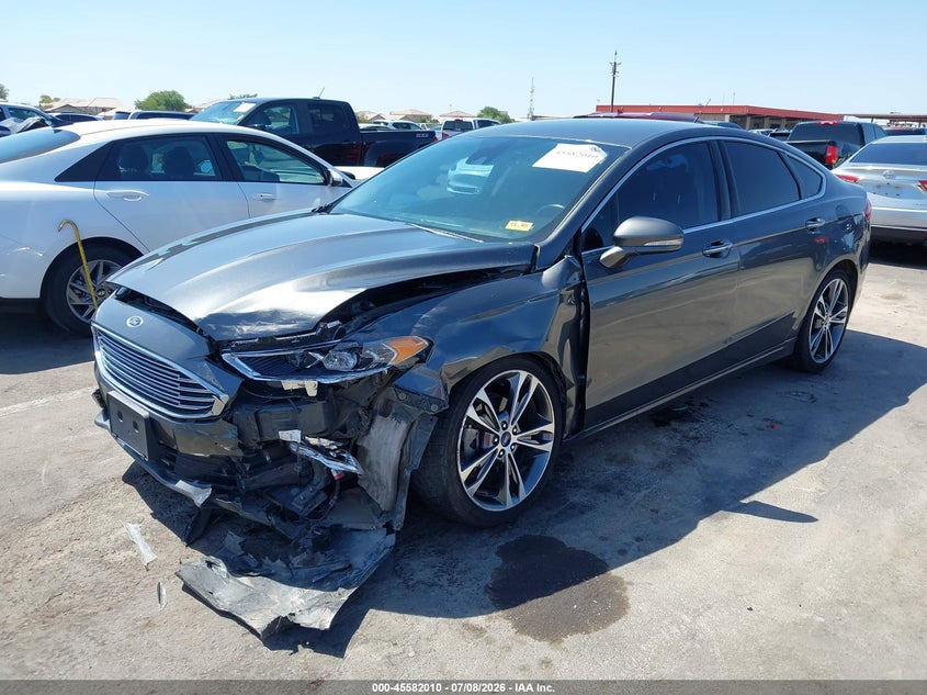 2017 Ford Fusion, Удар спереду, IAAI, VIN 3FA6P0K98HR142051 — фото 2