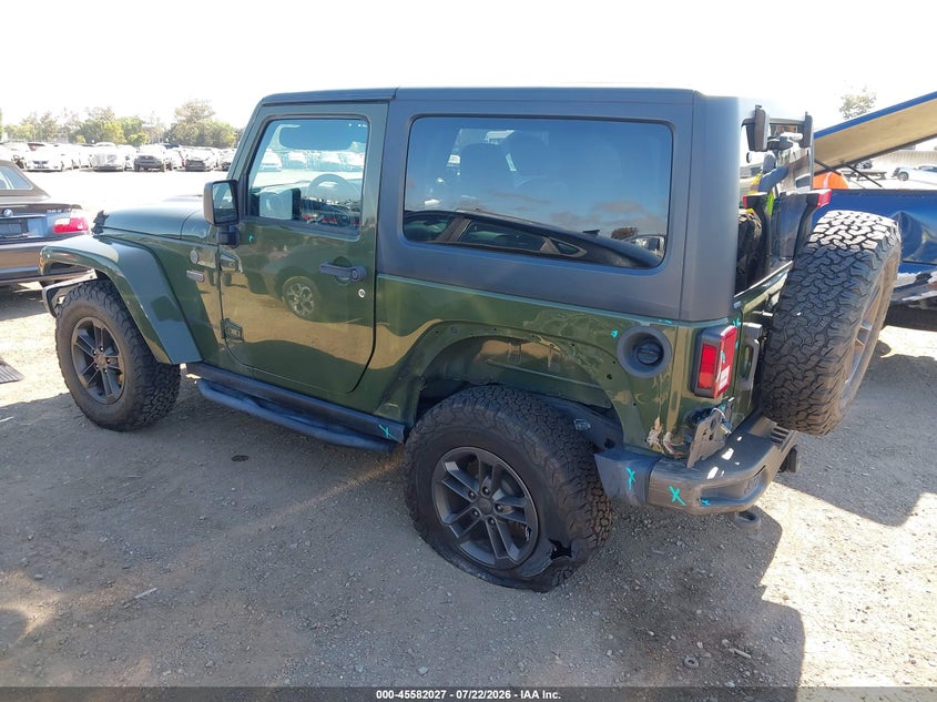 2016 JEEP WRANGLER auction photo 3