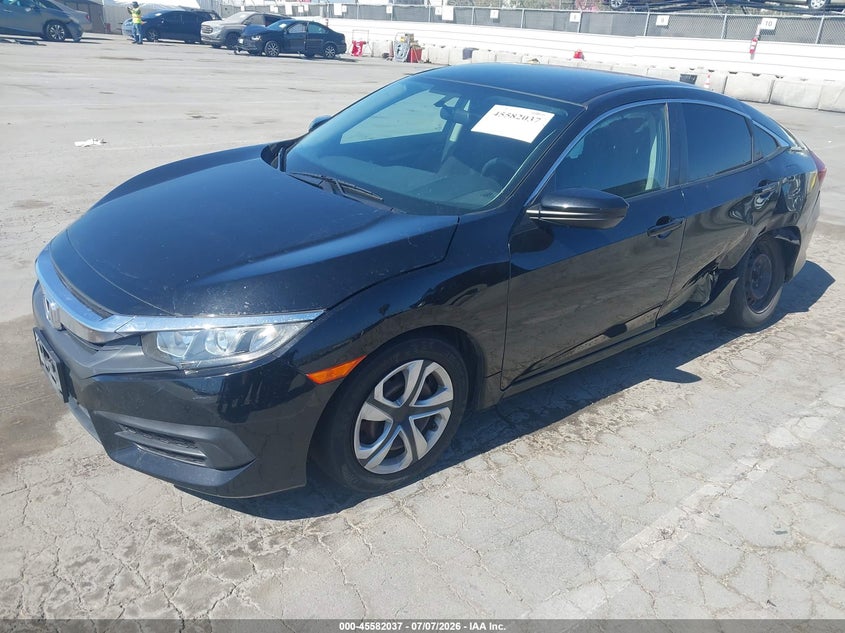 2HGFC2F55HH523779 2017 HONDA CIVIC LX photo 1