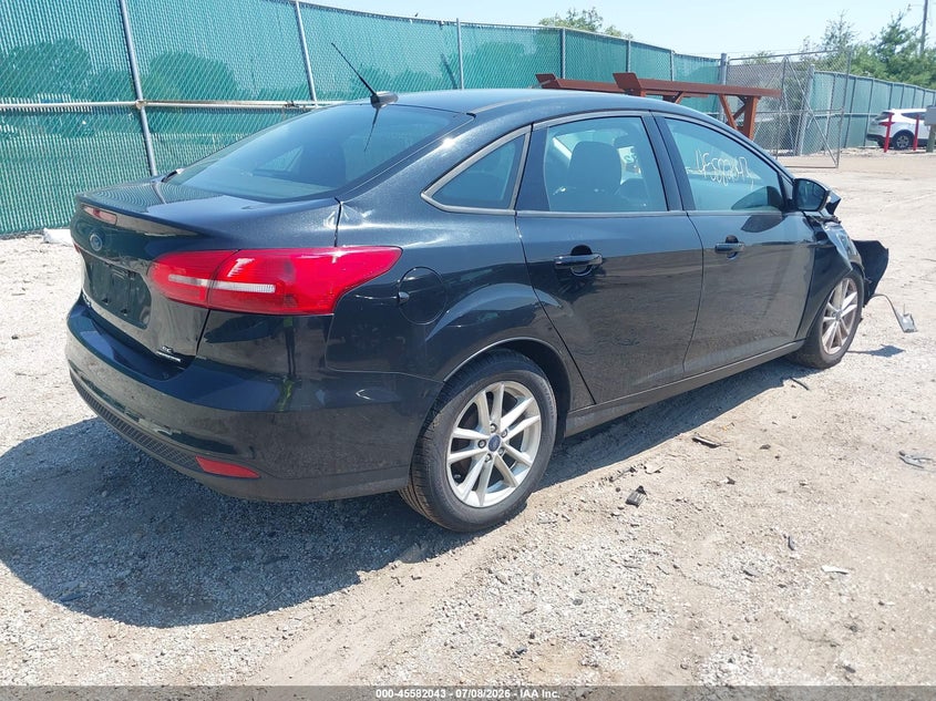 Vin: 1fadp3f25fl346243, lot: 46080396, ford focus se 20154